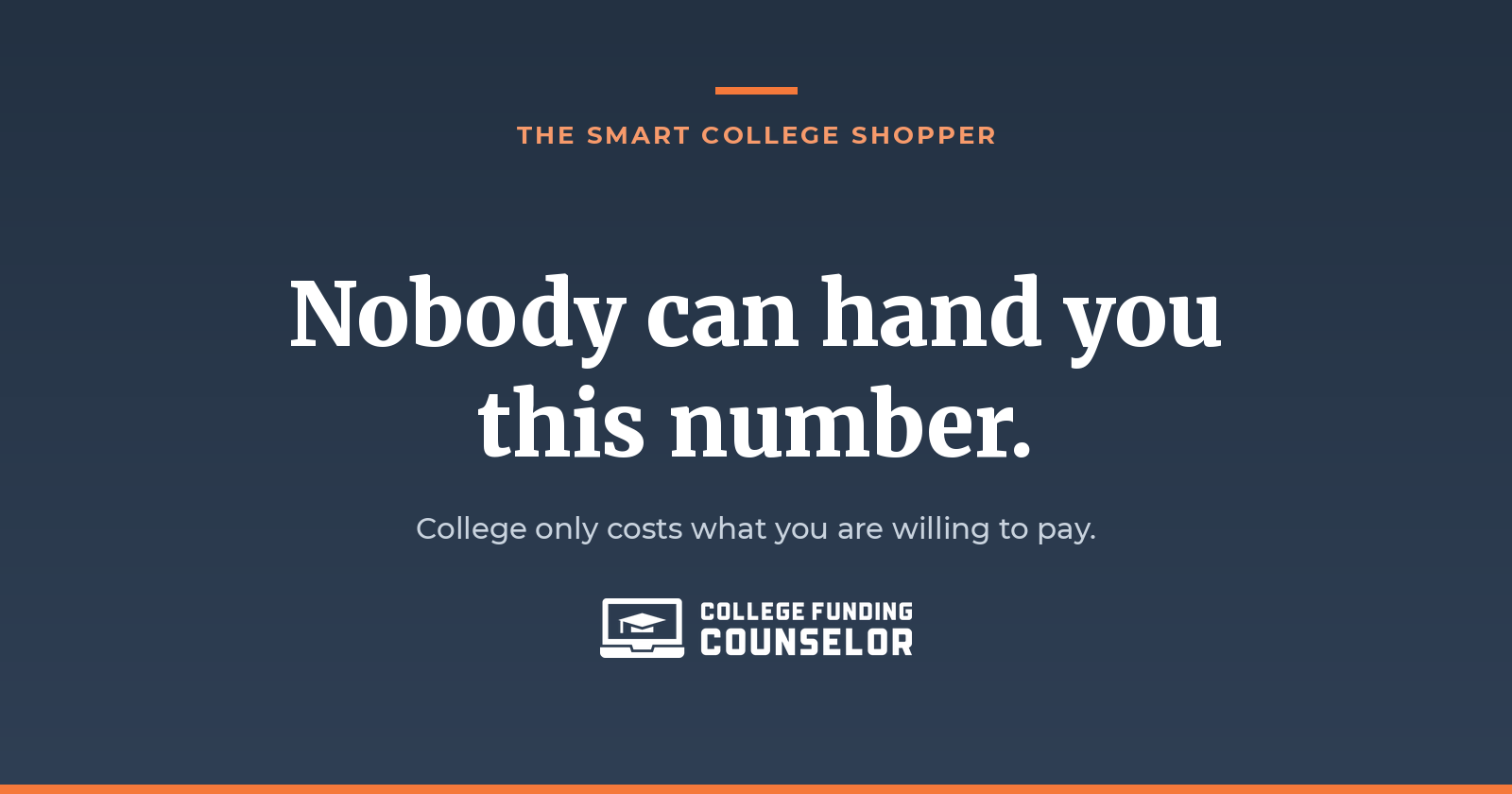 Navy graphic reading: Nobody can hand you this number.