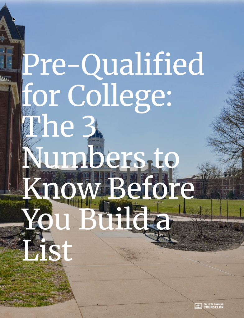 Pre-Qualified for College — the free guide